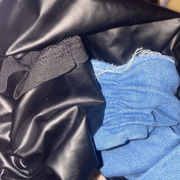 FASHIONNOVA Blue/Black Fits Like A Glove Denim Mini Dress - Picture 7 of 8